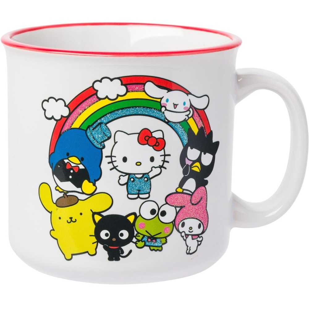 NEW | Silver Buffalo Sanrio Hello Kitty & Friends Glitter Mug